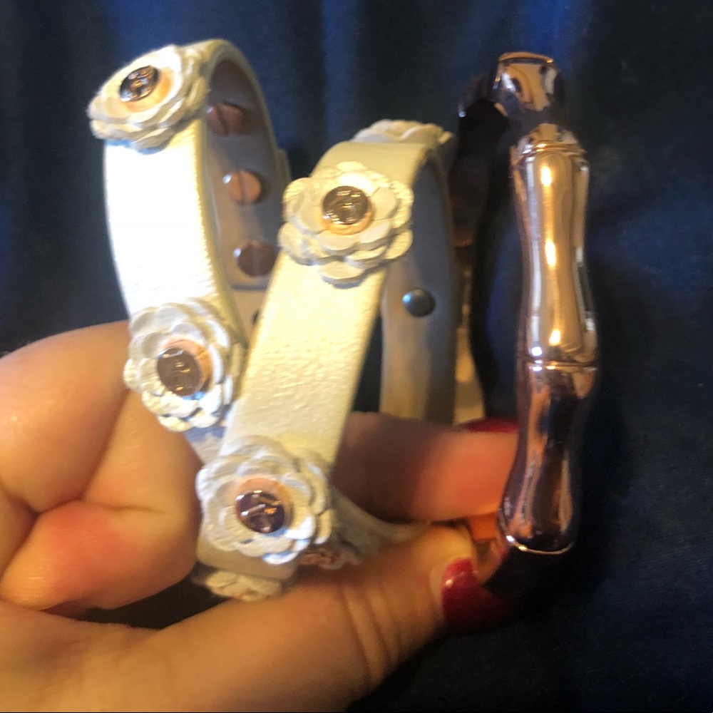 Rustic Cuff Rose Gold Set - Picture 2 of 4